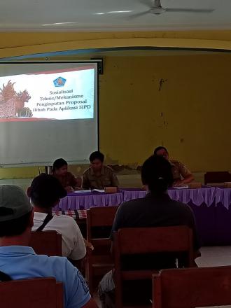 Sosialisasi Teknis/Mekanisme Penginputan Proposal Hibah Pada Aplikasi SIPD